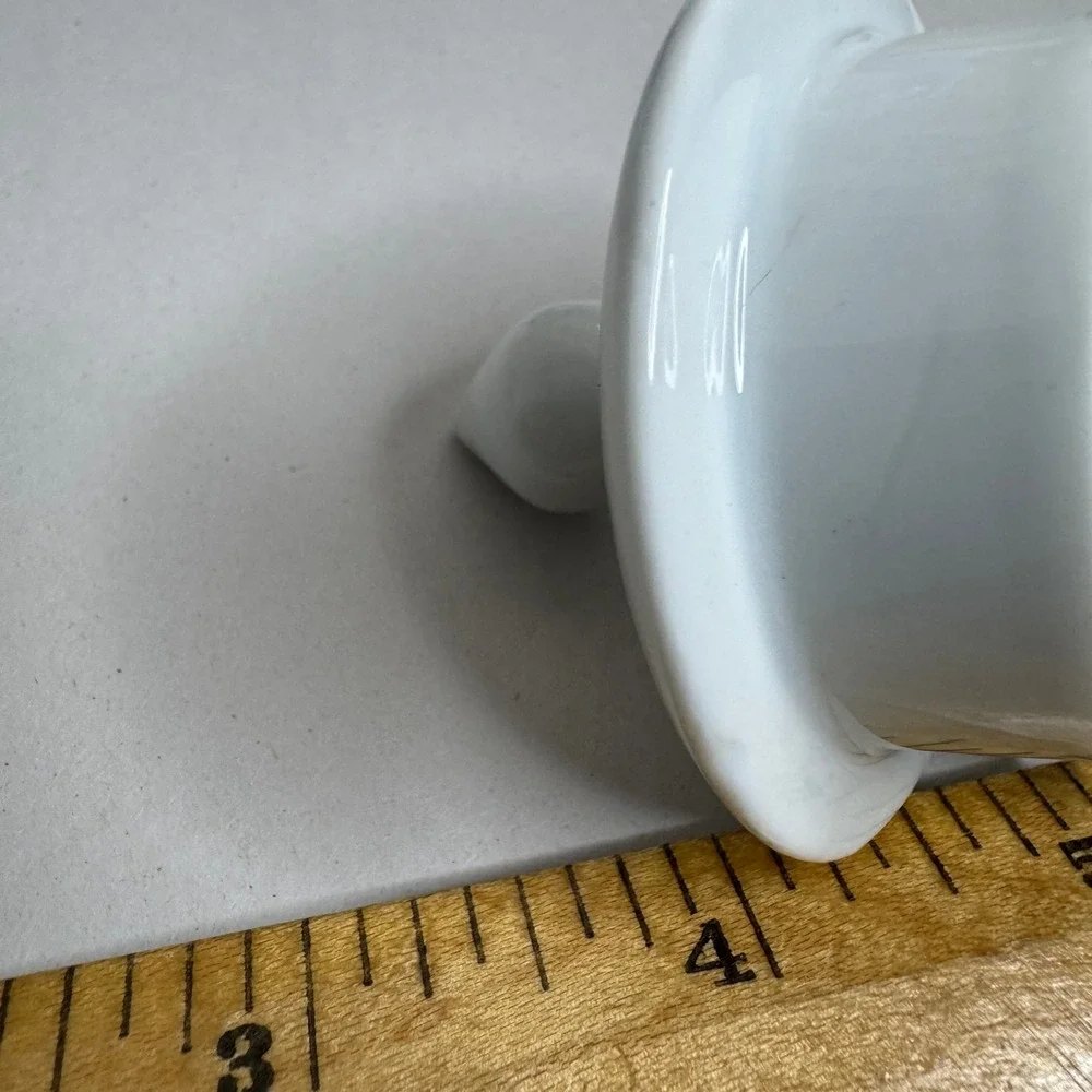 London‎ Pottery White Ceramic Elephant Teapot With Lid